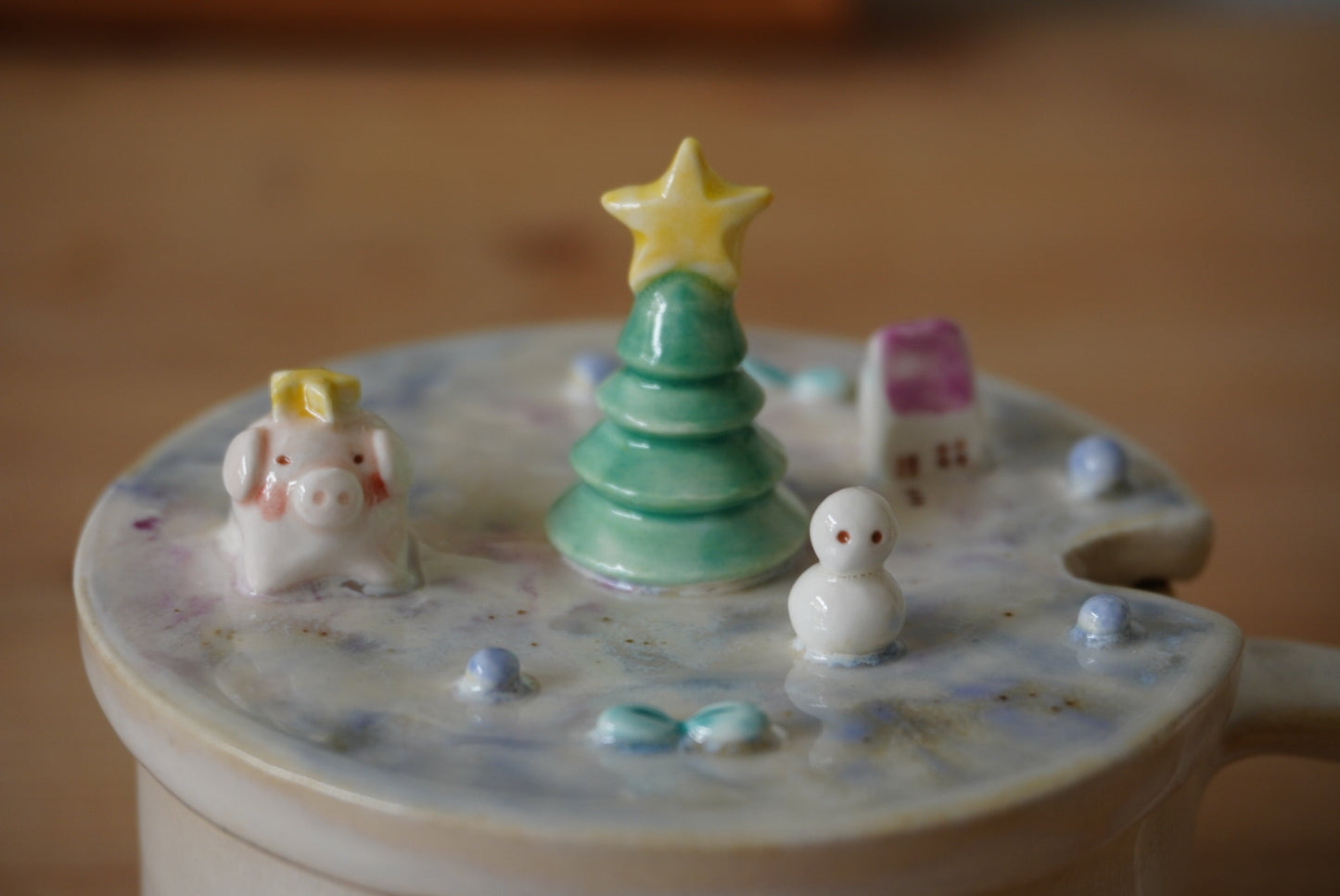 On Sale - Christmas Cup Piggy