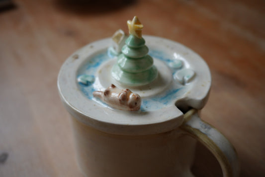 On Sale - Christmas Cup Otter