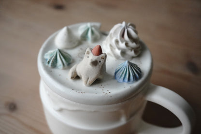 Lidded Cup - Rainbow Cake