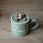 Lidded Cup - Peppermint Doggy
