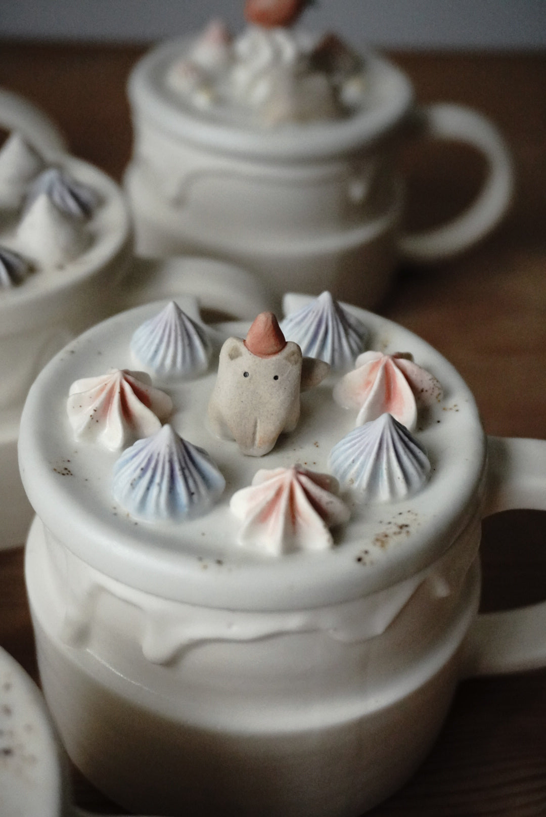 Lidded Cup - Rainbow Cake