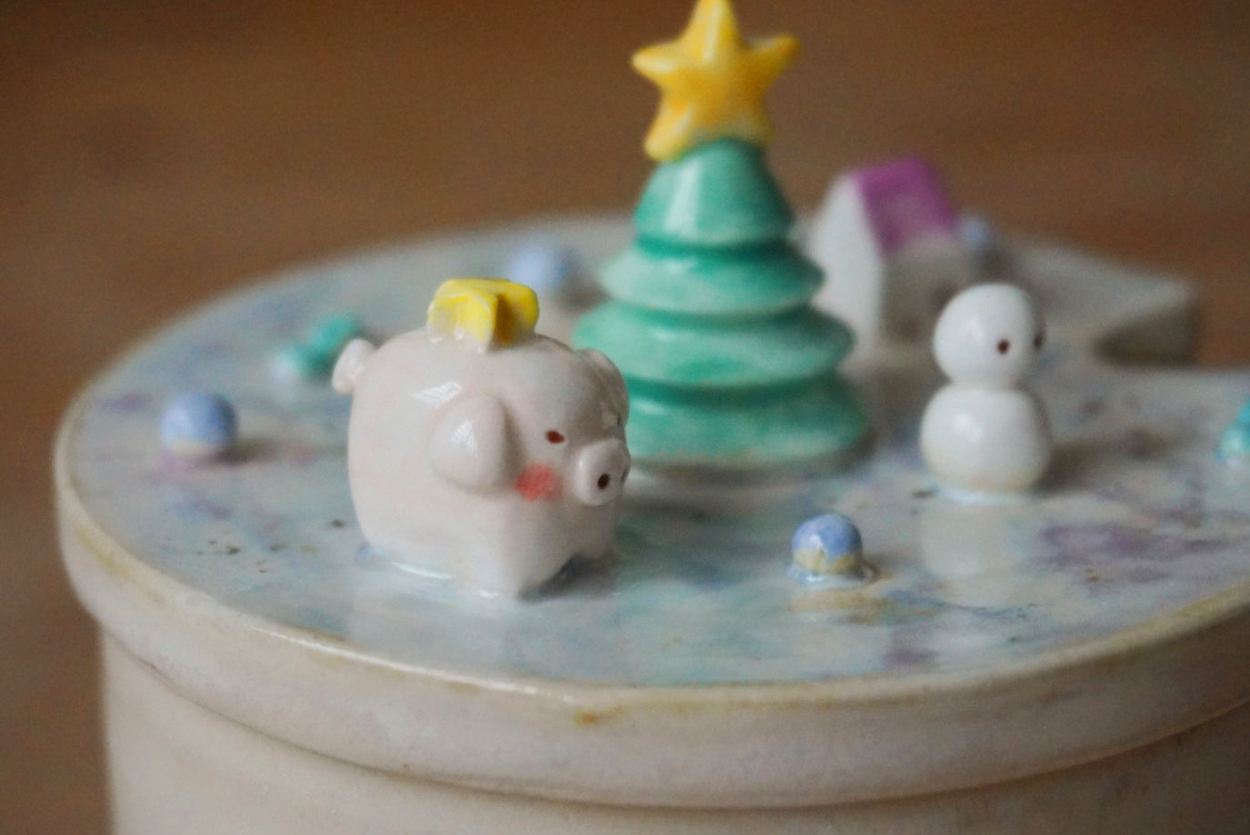 On Sale - Christmas Cup Piggy