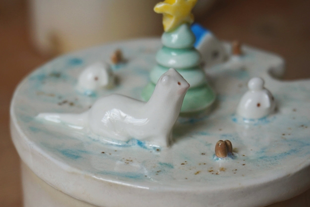 On Sale - Christmas Cup Weasel